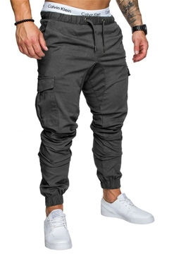 Novas Calças Masculinas Mens Joggers Sólidos Multi-bolsos Calças de Moletom Calças Masculinas Hip Hop