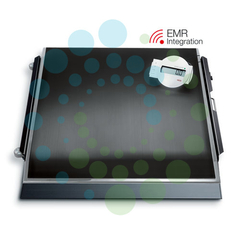 BÁSCULA DIGITAL DE PLATAFORMA 360 KG DIV 100G TARA AUTO-HOLD BMI MARCADOR ALÁMBRICO MÓVIL