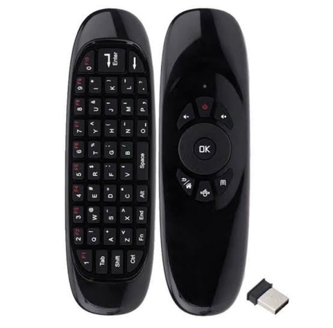 Controle remoto com mini teclado