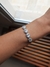 Pulseira Gravata 4 Pontos - Prateado na internet
