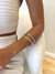 Bracelete Quadrado Bold - Gold na internet