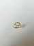 Anel Coração Vazado Cravejado - Gold - comprar online