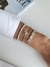 Pulseira Gravata 4 Pontos - Prateado - comprar online