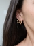 Argola PP Zircônias Fixas - Gold - comprar online