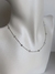 Choker Zircônias Bolinhas - Ródio na internet