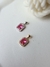Pingente Quadrado Pink