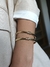 Bracelete Liso X Cravejado - Gold - comprar online
