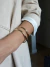 Bracelete Liso X Cravejado - Gold - Vítreo Joias