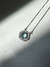 Colar Flor Azul - Prateado - comprar online