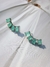 Brinco Ear Cuff Retangular Turmalina - Ródio