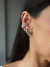 Piercing Fake Duplo Cravejado - Cristal na internet