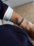 Pulseira Flor Zircônia Azul - comprar online