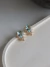 Brinco Gota Aquamarine