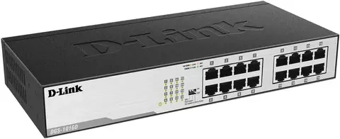 Switch Dlink 16 puertas Gigabit 10/10/1000 DGS-1016D