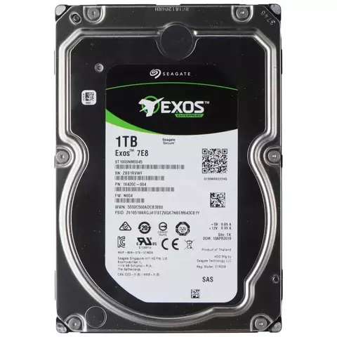 HDD Seagate 1 TB 3.5" EXOS 7E8 SATA 12G ST1000NM0045 sin cajón