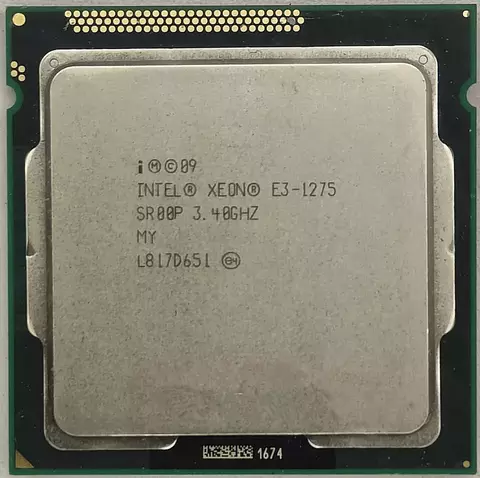 Procesador Intel Xeon E3-1275 SR00P 3.4 GHz 4 Cores 8 MB Cache LGA1155 TDP 95 W