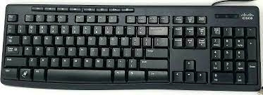Teclado con Fio Cisco Layout US Internacional 74-8580-02