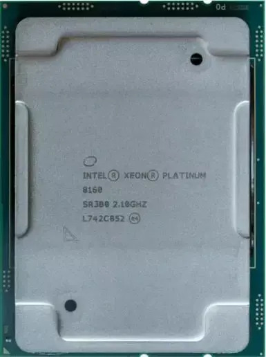 Processador Intel Xeon Platinum 8160 SR3B0 2.1 GHz 24 Cores 33 MB Cache LGA3647 TDP 150 W