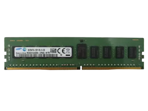 Pente Memoria 8 GB 240 pinos RDIMM DDR4 PC4-17000R Single Rank 2133 MHz SamSung M393A1G43DB0-CPB0Q