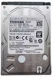 HDD Toshiba 1 TB 6G 2,5" SATA MQ01ABD100 w/o caddy