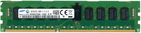 Pente Memoria 4 GB 240 pinos RDIMM DDR3 PC3-12800R Single Rank 1666 MHz SamSung M393B5270QB0-YK0Q8