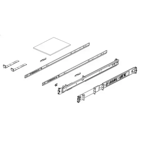 Trilhos Dell Servidor Poweredge Estáticos PowerEdge PowerEdge R470 R650 R660 R6615 R6625 R670 R6715 R6725 R7725 770-BDNV