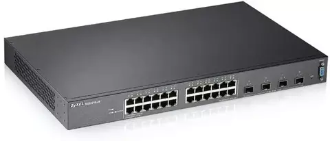 Switch Zyxel XGS2210-28 24 portas 1 GB + 4 portas 10 Gb SFP+ Layer 3 XGS2210-28