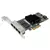 Placa Rede 1GB Dell 4 portas RJ45 Quad 0X8DHT 00NWK2 Intel I350 T4 Perfil Alto
