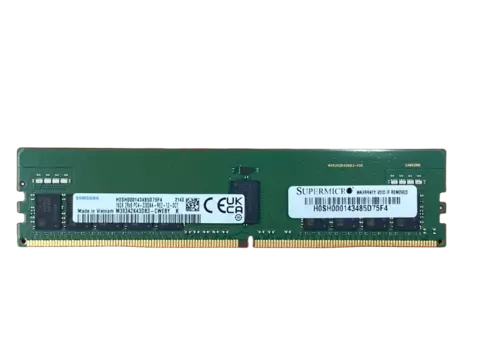 Pente Memoria 16 GB 240 pinos RDIMM DDR4 PC4-25600R Dual Rank 3200 MHz Samsung M393A2K43DB3-CWEBY