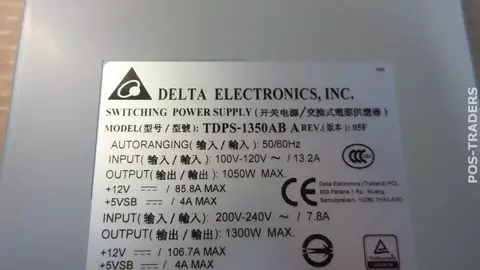 Power Supply Netapp 1300W to FAS 8020 8040 8060 DCJ1300201PLF 11400040+A5