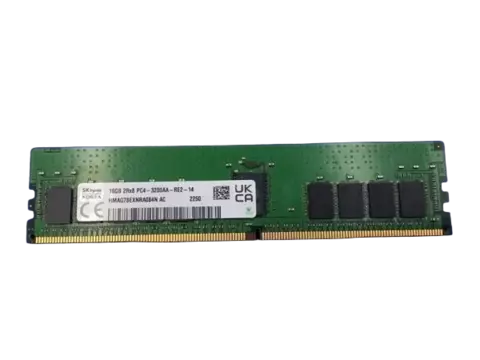Pente Memoria 16 GB 240 pinos RDIMM DDR4 PC4-25600R Dual Rank 3200 MHz Hynix HMAG78EXNRA084N-AC
