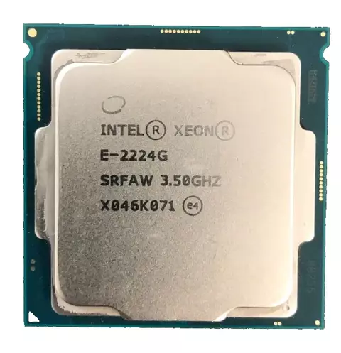 Processador Intel Xeon E-2224G SRFAW 3.5 GHz 4 Cores 8 MB Cache LGA1200 TDP 71 W