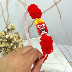 Tiara pompom Divetidamente