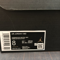 Air Jordan 1 Mid Gs 554724072 - loja online