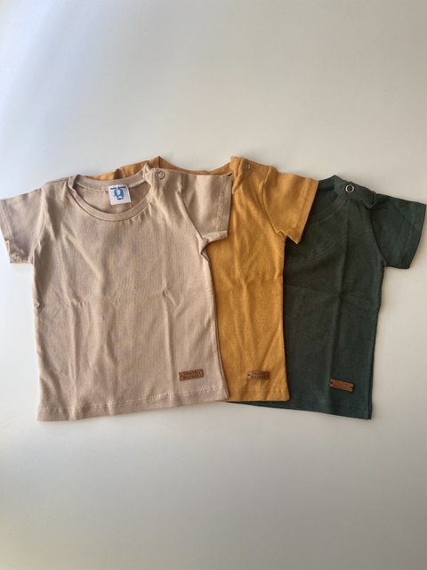 Remera Manga Corta Lisa