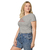 Camiseta básica de tecido orgânico feminina - Eu posso fazer melhor