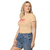 Camiseta básica de tecido orgânico feminina -Barbie - O que te torna diferente também a torna mais forte
