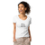 Camiseta básica de tecido orgânico feminina - Wake Up Pour Coffee Water Plants