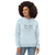 Moletom justo com capuz eco-friendly feminino - a gente mata a fome, mas ela ressuscita