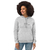 Moletom justo com capuz eco-friendly feminino - Frio vai com calma - EuEmpoderadx