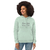 Moletom justo com capuz eco-friendly feminino - a gente mata a fome, mas ela ressuscita - EuEmpoderadx