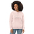Moletom justo com capuz eco-friendly feminino - We are all in this Together