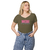 Camiseta gola V justa feminina - Mom Power - EuEmpoderadx