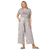 Camiseta gola V justa feminina - Mom Power - comprar online