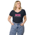 Camiseta gola V justa feminina - Mom Power - EuEmpoderadx