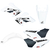 KIT PLÁSTICO XR 250 TORNADO 2001-2002-2003-2004-2005-2006-2007-2008 Modelo Original - comprar online