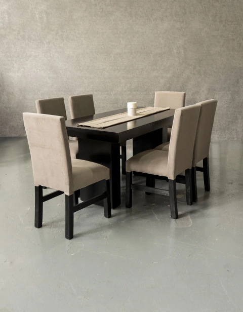 Comedor Juliana 6 Sillas Rectangular