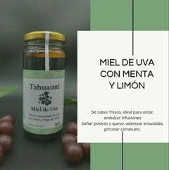 Miel de Uva con limon y hojas de menta Tahuainti - comprar online