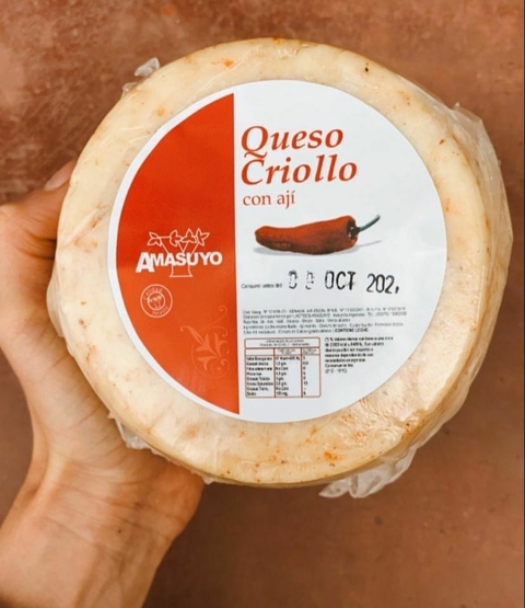Queso Criollo con ají amasuyo