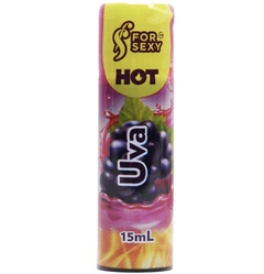 Gel hot comestível saboroso 15ML For Sexy
